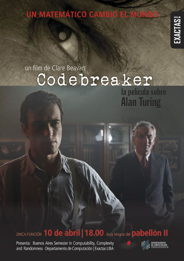 Codebreaker, Alan Turing film, in Exactas
